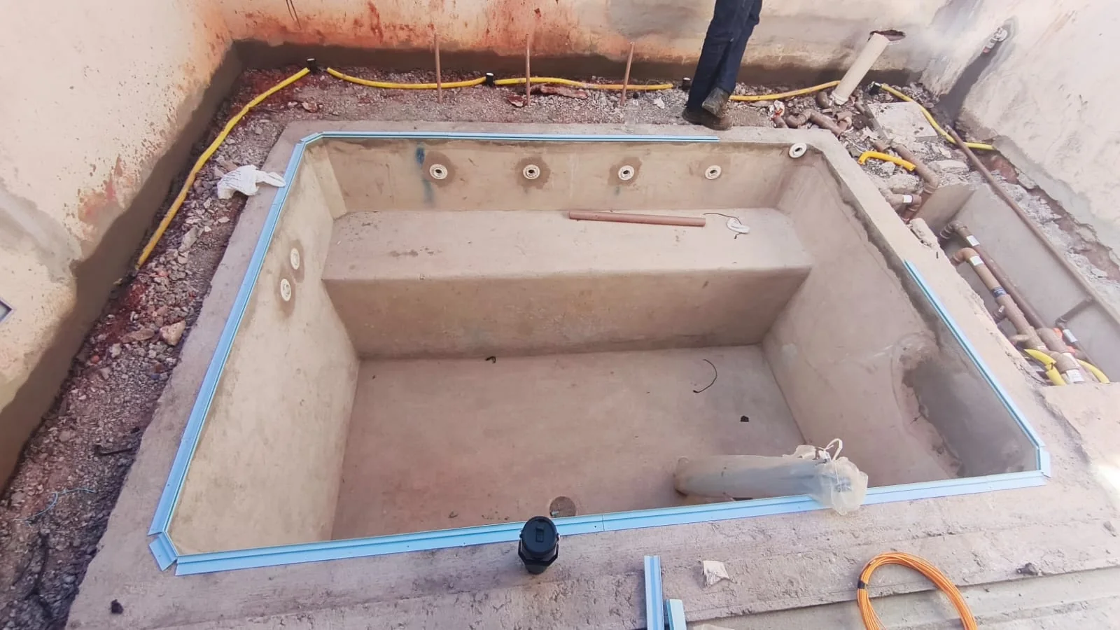 Construção em alvenaria - projeto UltraPool