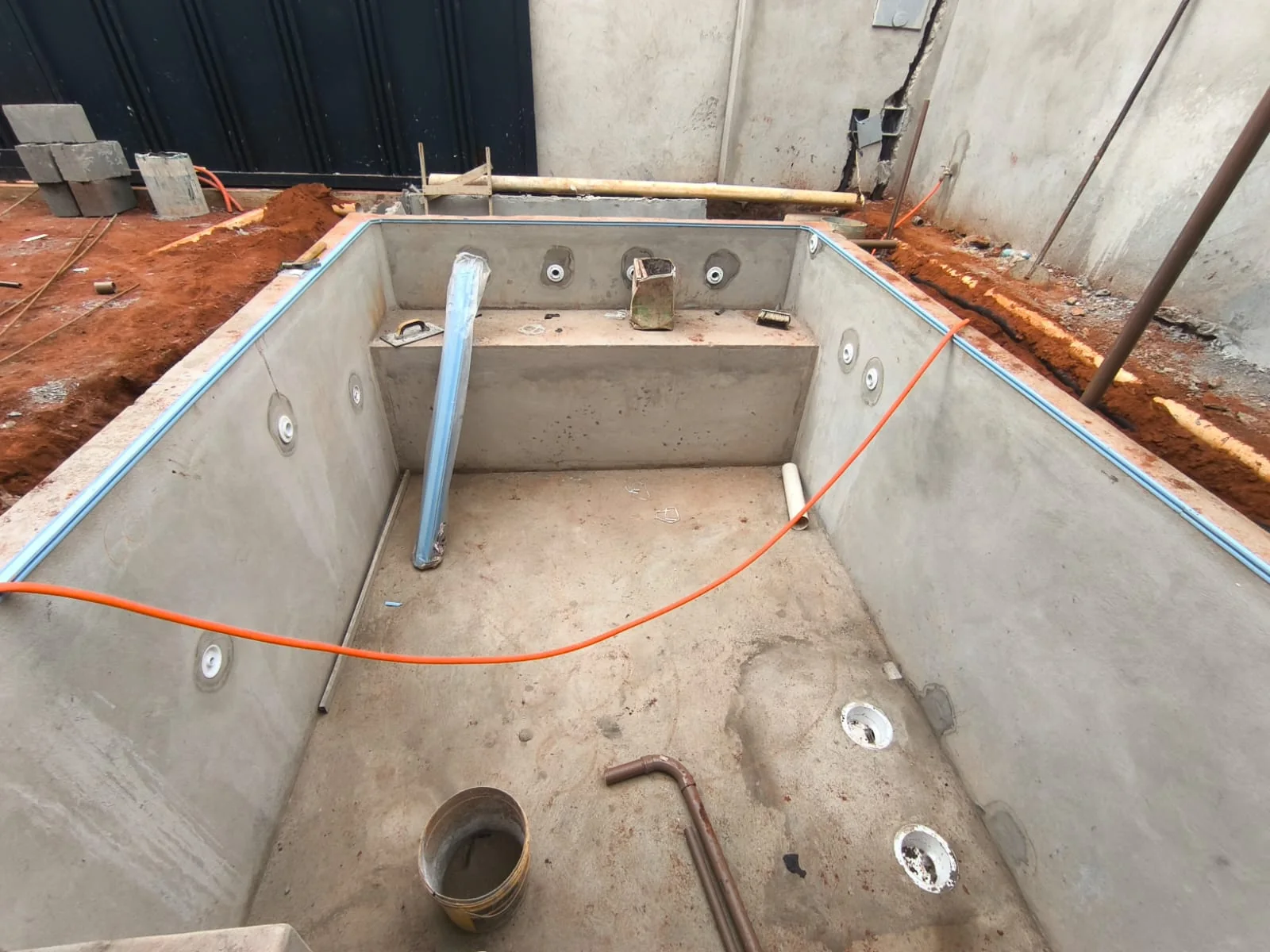 Construção em alvenaria - projeto UltraPool